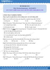 Đề thi HK2 GDĐP 6 Hà Nội - Đề 3 - loigiaihay.com